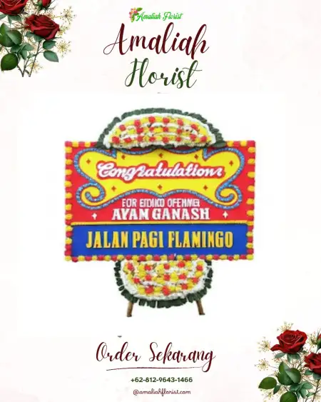 Sewa Papan Bunga Dorang